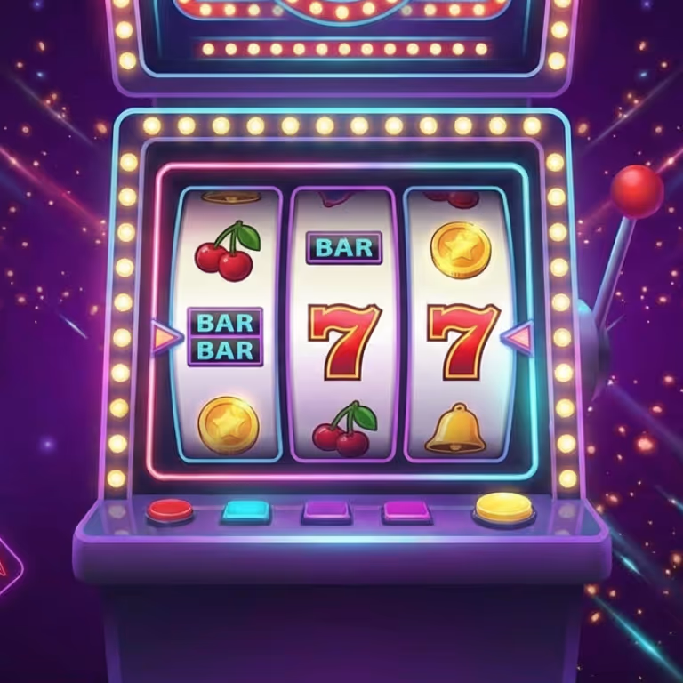 Rainbet Casino featuring a race car on a futuristic, glowing track.