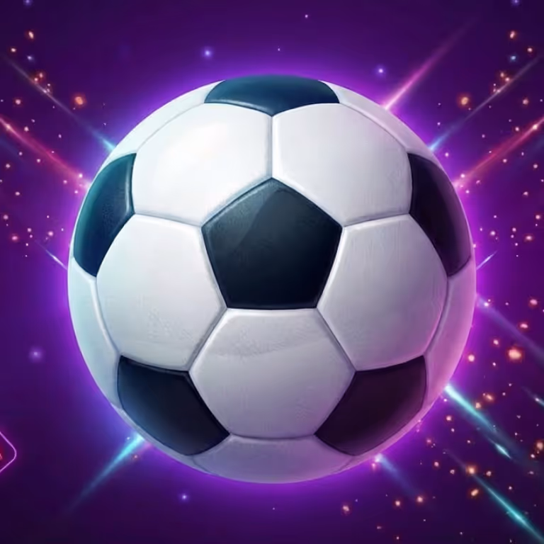 Rainbet Casino displaying a soccer ball on the field.