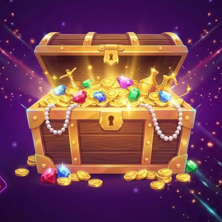 Rainbet Casino featuring a poker table stacked with chips and cards in a modern high-rise lounge overlooking the city skyline.